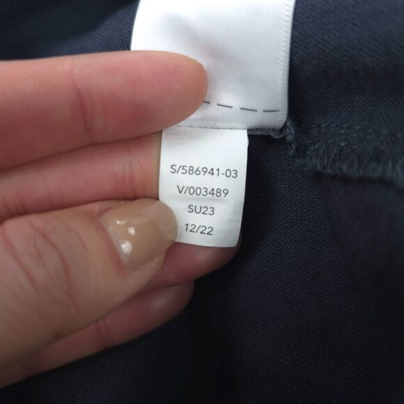 NEW Athleta Voyager Linen Utility Pants Ankle Crop Minimal Beachy Boho Lagenlook - Picture 9 of 9